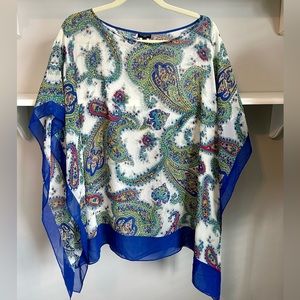 Silk Paisley Blouse